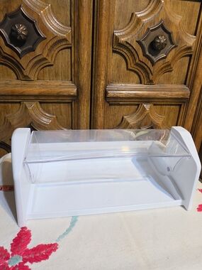 LG Refrigerator Dairy Door Bin Shelf MAN381429-2 OEM Clear Plastic Door Tray
